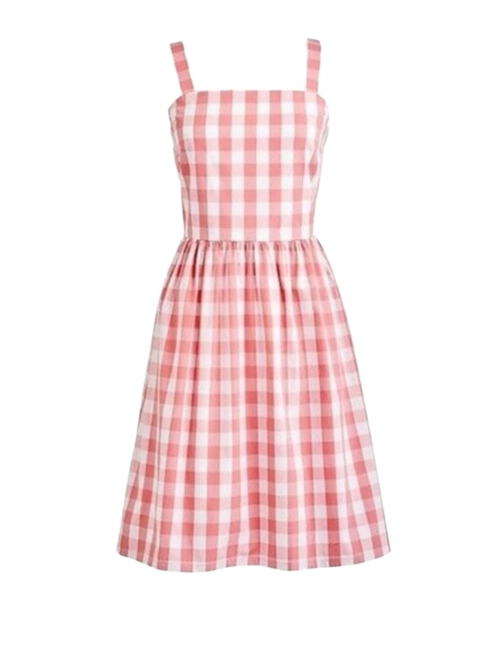 J.Crew Factory Gingham Printed Apron Dress Size XL NWOT
